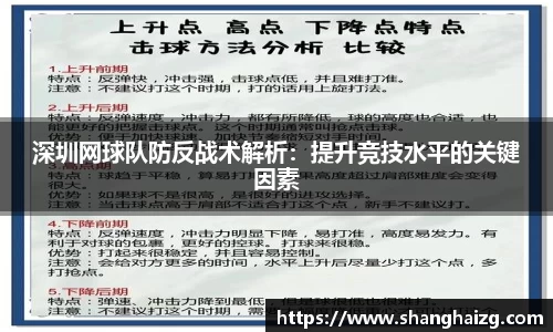 深圳网球队防反战术解析：提升竞技水平的关键因素